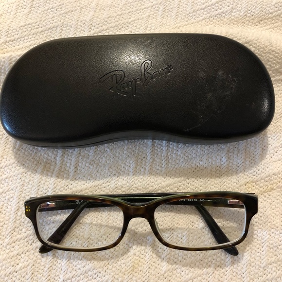RAY-BAN Tortoise Brown & green 5187 eyeglasses